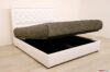cama doble blanca