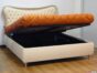 Cama doble tapizada Lucia con contenedor