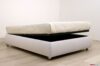Cama con funda extraíble tapizada en piel sintética