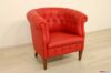 Sillón de bañera rojo