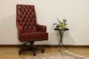 Sillón presidencial de cuero auténtico