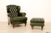 Sillón clásico con respaldo capitonné