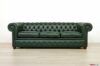Sofá Chesterfield verde inglés
