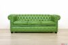 Sofá Chesterfield verde guisante