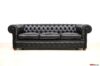 Sofá Chesterfield negro