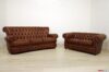 Sofá Doge de respaldo alto + sofá Chesterfield