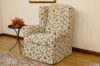 Sillón Bergère en tejido gobelino floral