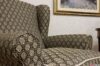 Tejido adamascado del sillón bergère