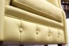 Sillón de dormitorio clásico con trabajo capitonné