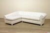 Sofá Chesterfield con chaise longue