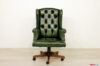 Sillón de oficina clásico con respaldo capitonné