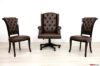 Muebles de oficina clásicos de cuero