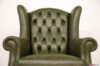 Respaldo alto en sillón capitonné bergere