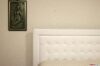 Cama moderna de cuero