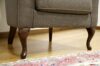 Sillón con patas Chippendale y funda extraíble