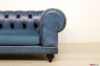 Nuevo sofá Chesterfield con reposabrazos grande y moderno