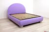 Cama de matrimonio con cabecero redondo