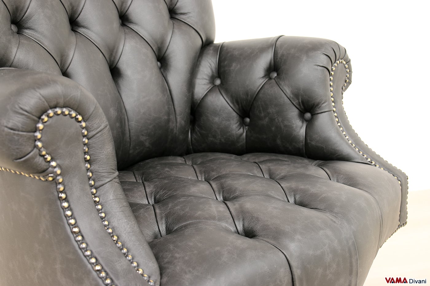 Sillón de oficina clásico Business capitoné