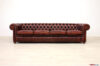 Rust Vintage Cuero 4 plazas Chesterfield Sofá