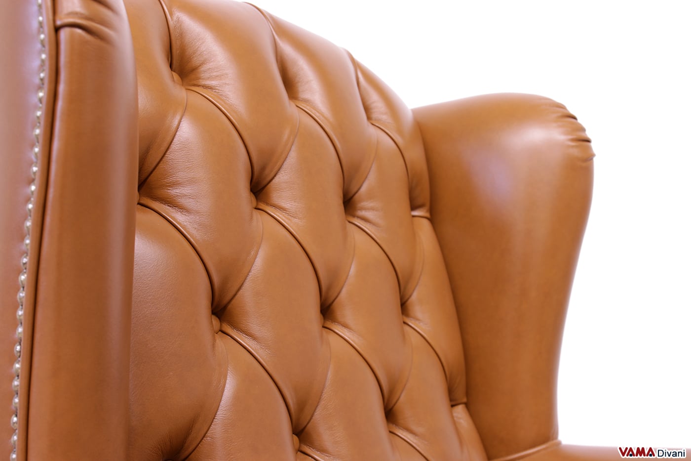 Sillón ejecutivo de piel coñac Executive